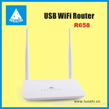 OpenWrt wireless router MTK7620N chipset 300Mbps double 5dbi omni antennas Melon R658